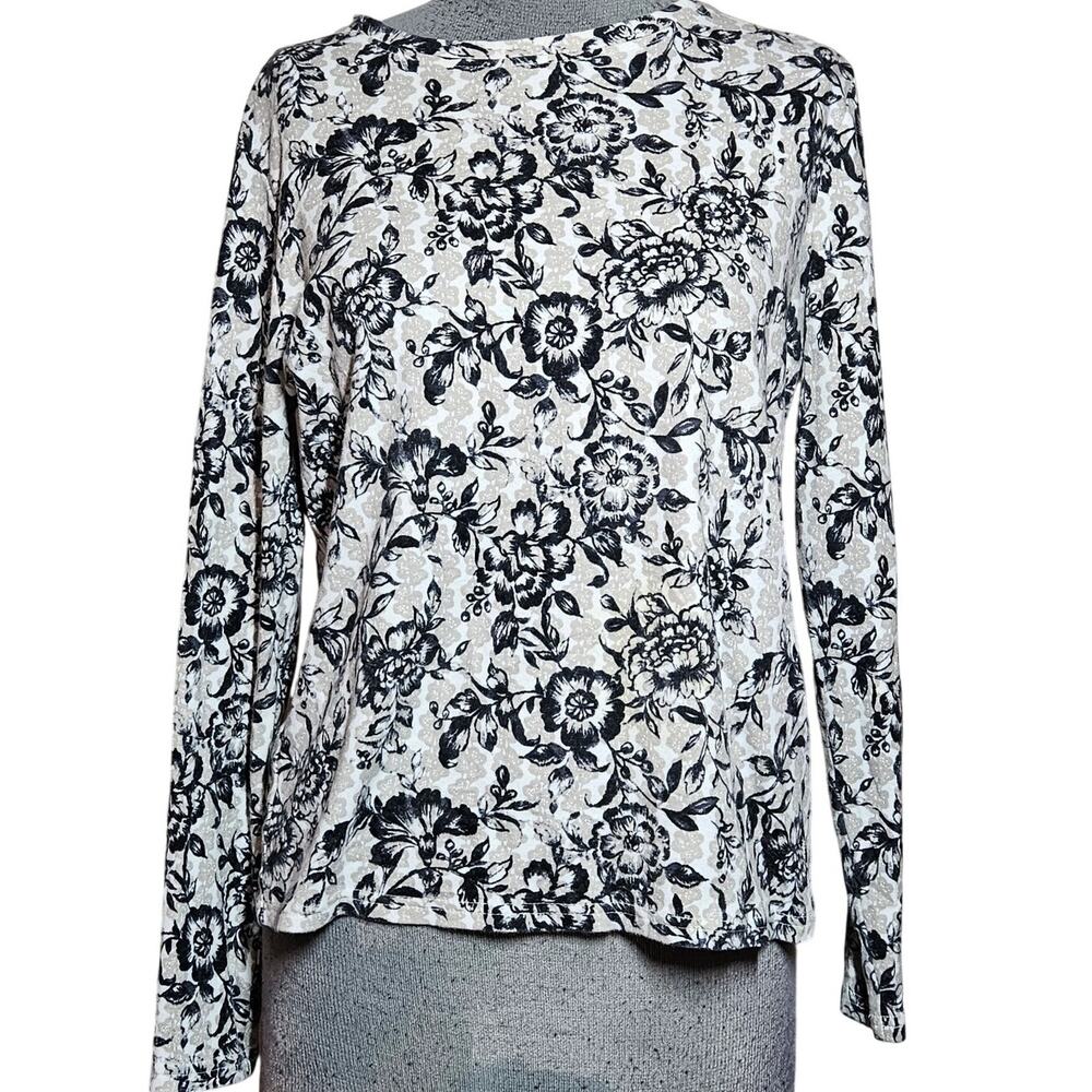 Floral Print Cotton Top Size Small